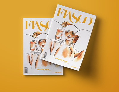 Fiasco magazine art cabaret chinese ink culture edition fashion fiasco magazine illustration markers portraits