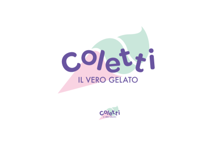 Logo // Coletti - Il vero gelato brand identity branding design graphic graphic design ice cream ice cream shop illustration illustrator italian logo logo design typography vector