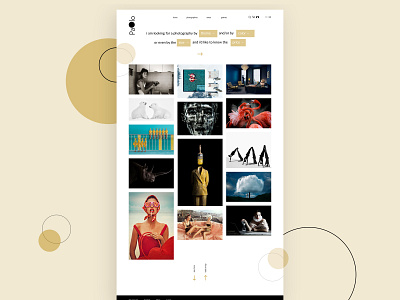Paolo art design gallery pattern photography ui webdesign
