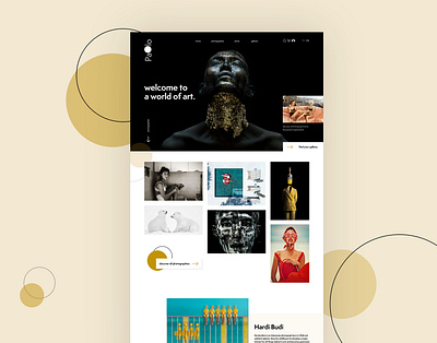 Paolo art design gallery graphic illustration pattern photography ui web webdesign