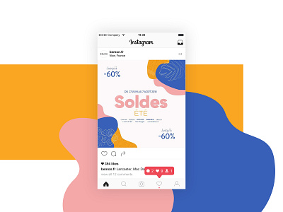 Bemon graphicdesign instagram patterns post shapes social media web