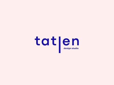 Logo "Tatlen" branding color design illustrator logo logodesign logotype logotype design typography vector