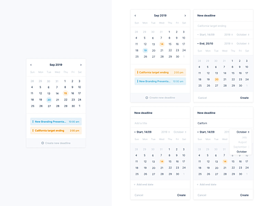 Calendar Animation 🗓 animated gif calendar calendar ui deadline interaction interaction design interactive