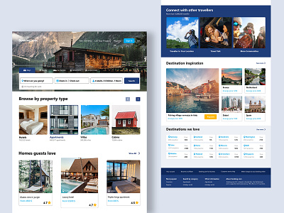 travel website airbnb booking booking website booking.com creative design iranian iranian graphic designer journey travel trip tripsite ui uidesign uiux ux webdesign website