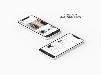 French Connection App design app design concept design design studio mobile app