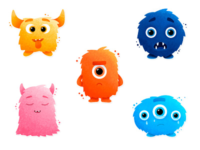 Monster stickers