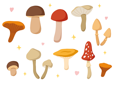 Cute mushrooms