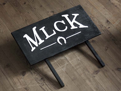 MLCK lettercut lettering mlck type typography wood