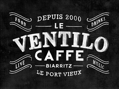 Artwork for The Ventilo Caffe - Biarritz, FR.