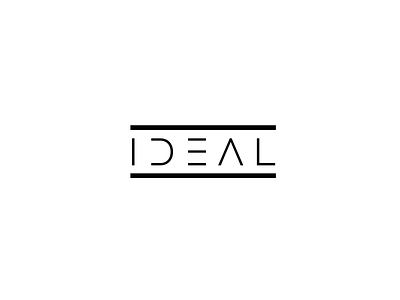 Ideal- a luxurious brand adobe black brand identity branding branding and identity branding design design flat logo logodesign logodesigner logodesigns logotype minimal minimalist typography