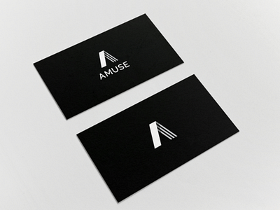 AMUSE Card1 adobe black brand identity branding branding and identity branding design design flat logo logodesign logodesigner logodesigns logotype minimal minimalist typography
