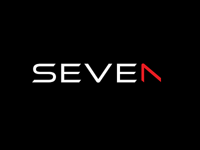 Seven Logo adobe black brand identity branding branding and identity branding design design flat logo logodesign logodesigner logodesigns logotype minimal minimalist typography