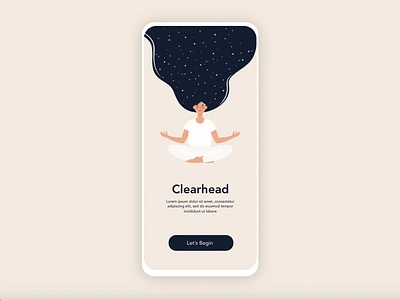 Onboarding interaction adobe xd animation design illustrations interaction interaction design mediatation onboarding onboarding animation onboarding ui xd