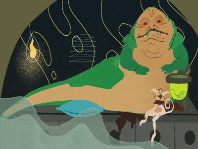 Jabba The Hut animation design illustration vector