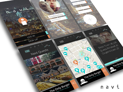 Navi - The Exploring Service app design exploring ios iphone navi product design san francisco uiux design