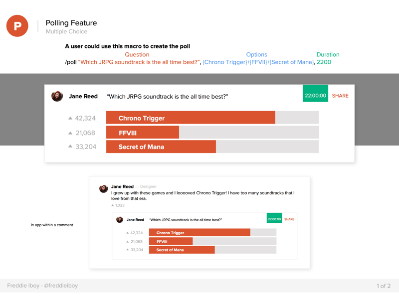 Product Hunt Polling Feature - Multiple Choice by Freddie Iboy on Dribbble