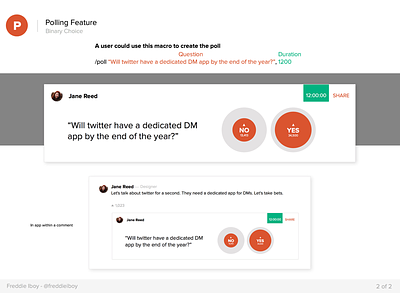 Product Hunt Polling Feature - Binary Choice