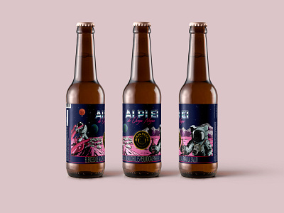 AI PI EI beer label