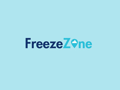 Freeze Zone branding freeze ice identity identity design logo logo design