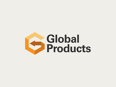 Global Products arrow branding identity identity design logistics logo vector