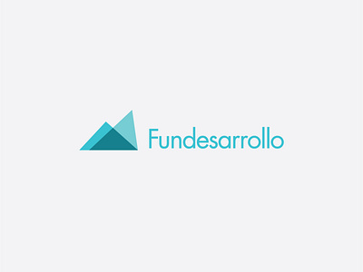 FUNDESARROLLO branding chart data identity identity design information logo think tank vector