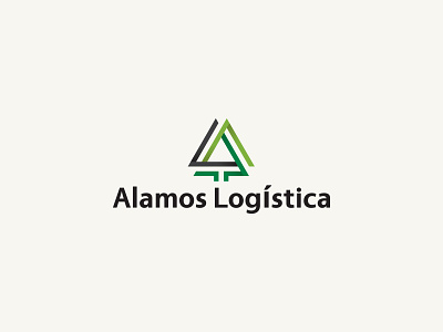Alamos Logística branding logistics logo transportation vector