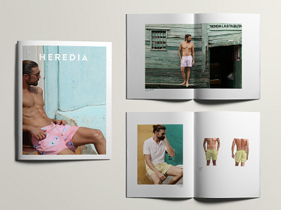 Heredia Swimwear Catalogue branding brochure catalogue fashion swimwear