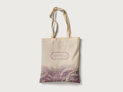 Amarelo Swimwear Tote Bag branding design illustration logo screen print tote bag