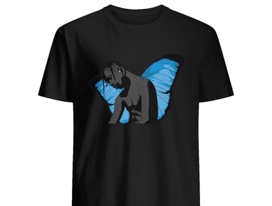 travis scott butterfly t shirt