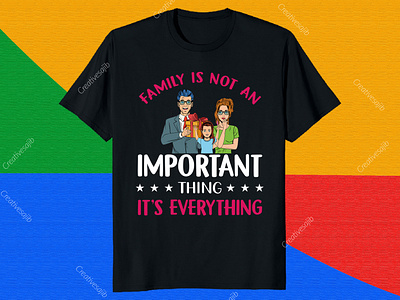 Family T shirt design