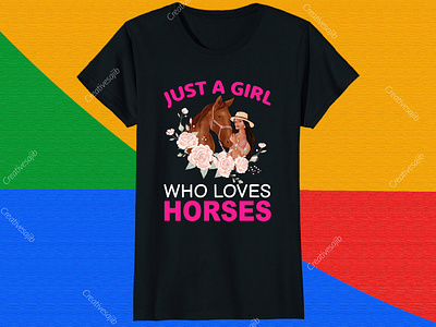 Horse T-shirt design