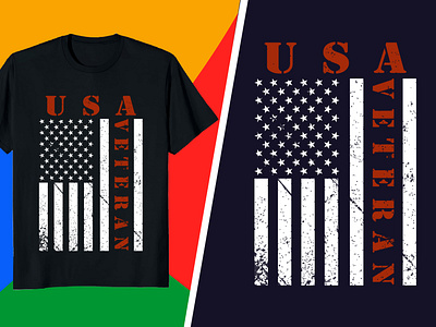 VETERAN T-SHIRT - USA VETERAN