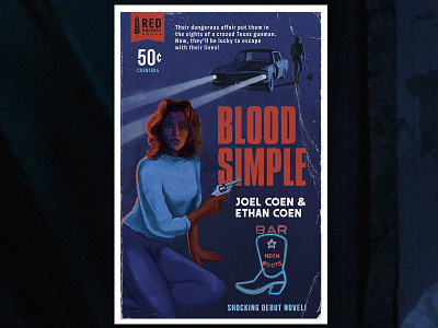 Blood Simple alternative movie poster