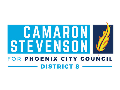 Camaron Stevenson for Phoenix City Council branding design identity identity design logo political political campaign politician vector