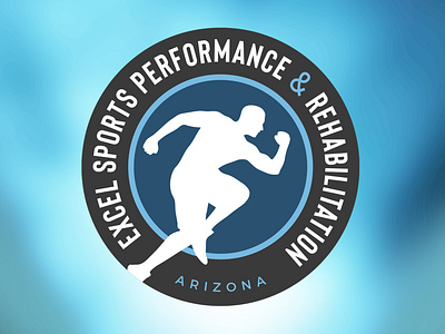 Excel Sports Performance & Rehabilitation logo branding design illustration logo vector