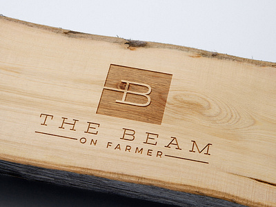 The Beam on Farmer logo architecture branding construction design identity branding identity design logo real estate typography vector