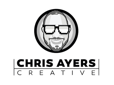 Chris Ayers Creative logo branding design illustration logo personal brand personal branding personal logo vector