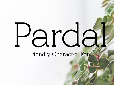 Pardal Friendly Character Font Free