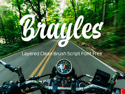 Brayles Layered Clean Brush Script Font Free