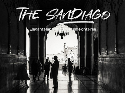 The Sandiago Elegant Handwritten Brush Font Free