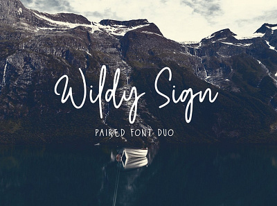 Wildy Sign Signature Font font fonts freefont typography