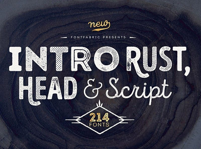 Intro Rust Typographic work like Font Free font fonts freefont typography