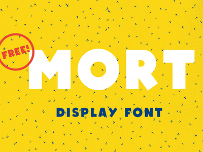Mort Funky Free Font font fonts freefont typography