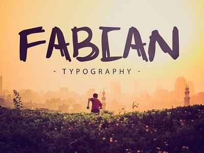 Fabian marker Free Font