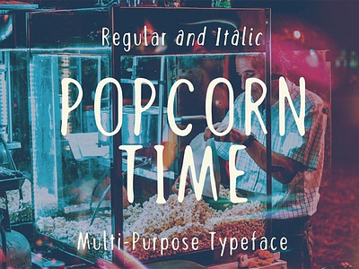 Popcorn Time versatile font Free font fonts freefont typography