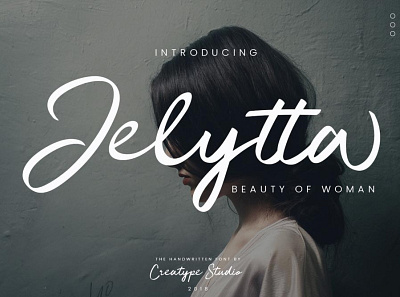 Jelytta Elegant softly curve Font Free font fonts freefont typography