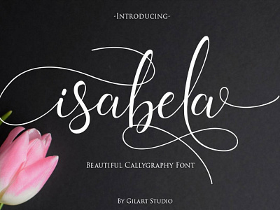 Isabela Free Calligraphy Font