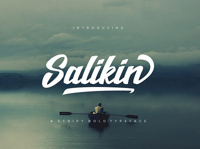 Salikin - Free Bold Script Font design fonts free download free font free fonts freebies freefont illustration typeface typography