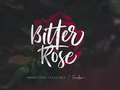 Bitter Rose Free Brush Font