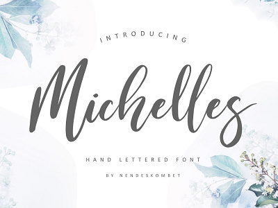 Michelles Free Script Font design font fonts free download free font free fonts freebies freefont type typeface typography
